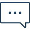 Speech Bubble Line Icon
